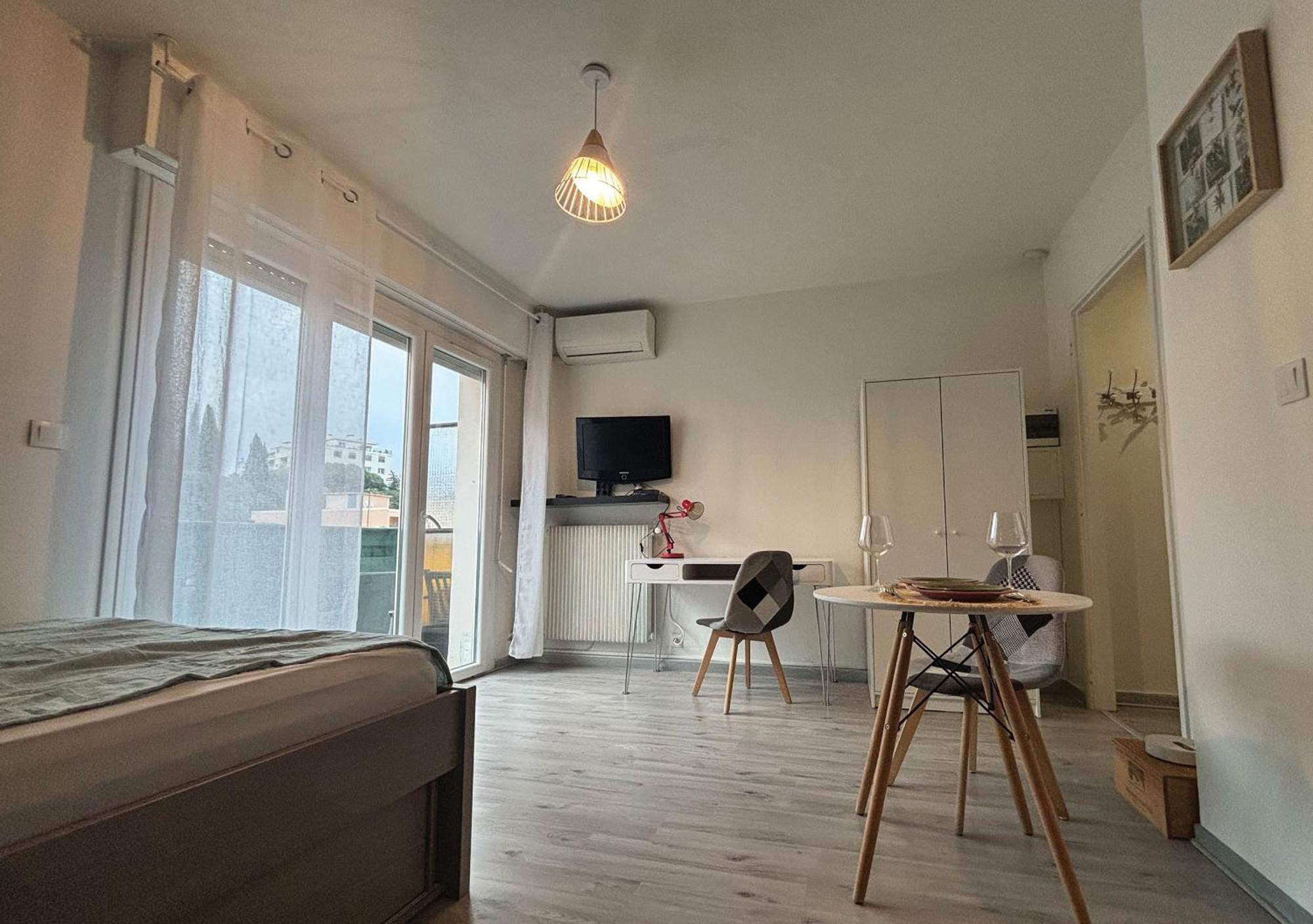 Charming Studio In Nice 2-Min Walk To The Sea Luaran gambar