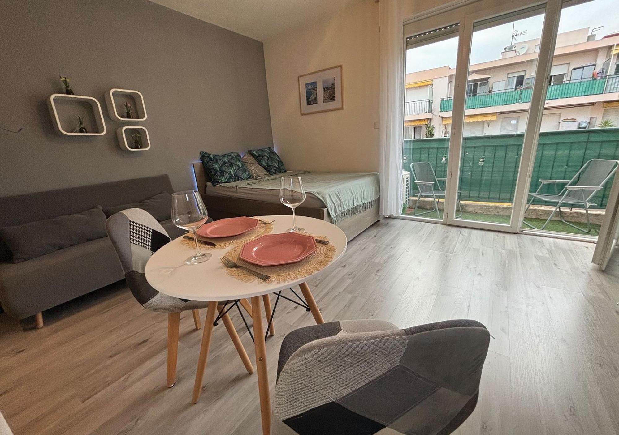 Charming Studio In Nice 2-Min Walk To The Sea Luaran gambar